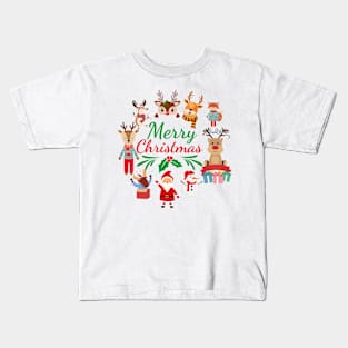 Merry Christmas Design Kids T-Shirt